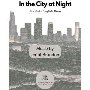 In the City at Night for Solo English Horn