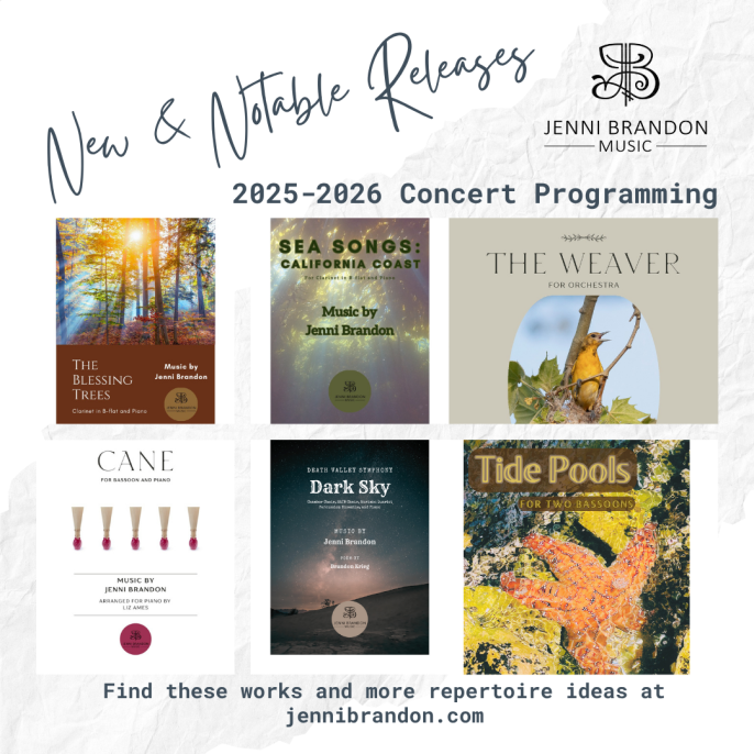 New and Notable Repertoire for 2025-2026 from Jenni Brandon Music