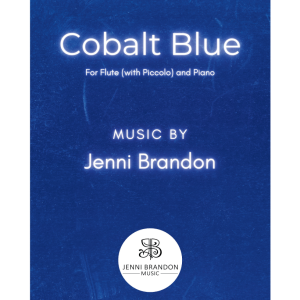 Cobalt Blue for Flute (with Piccolo) and Piano