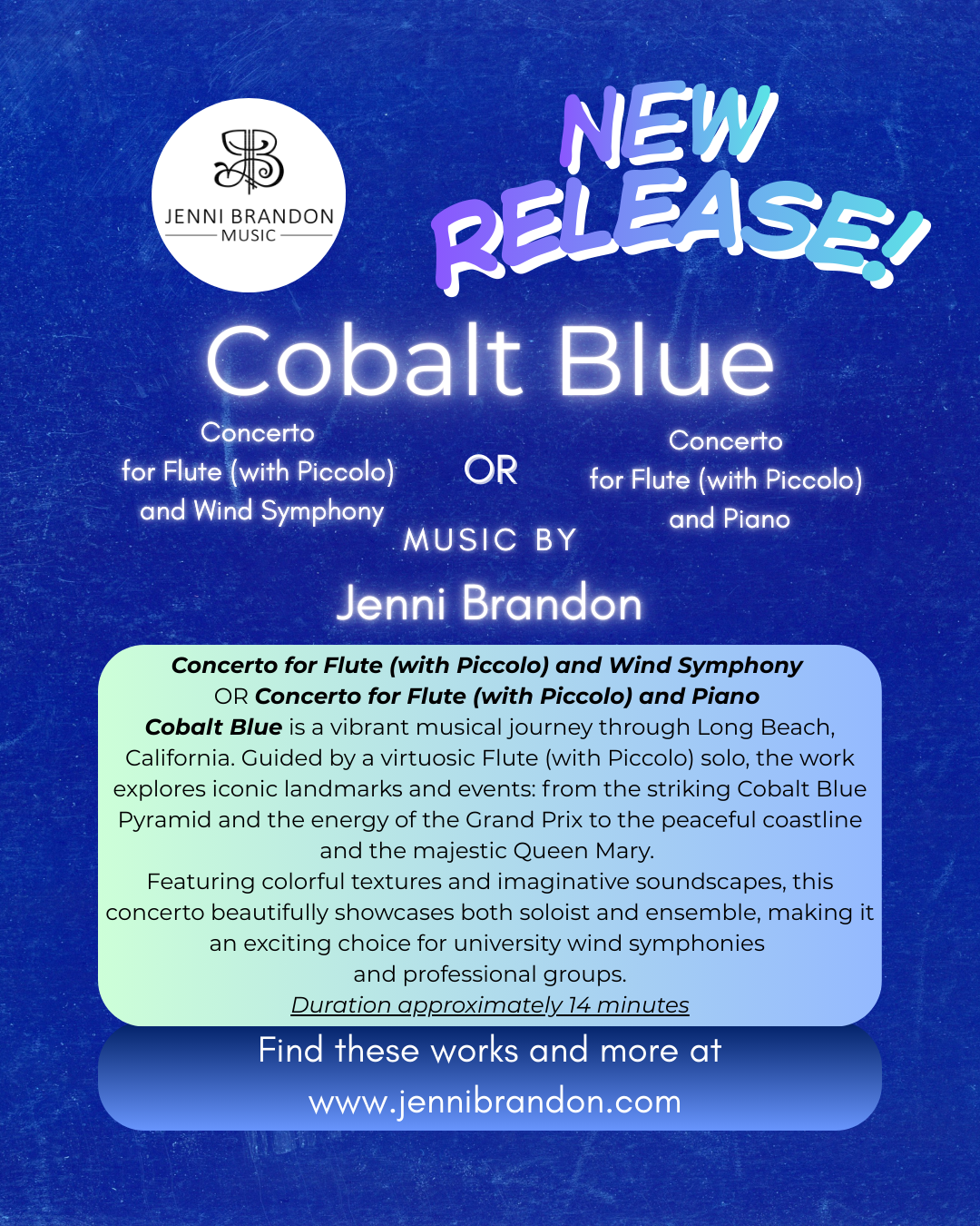 Cobalt Blue: A Flute Concerto Inspired by Long Beach, California