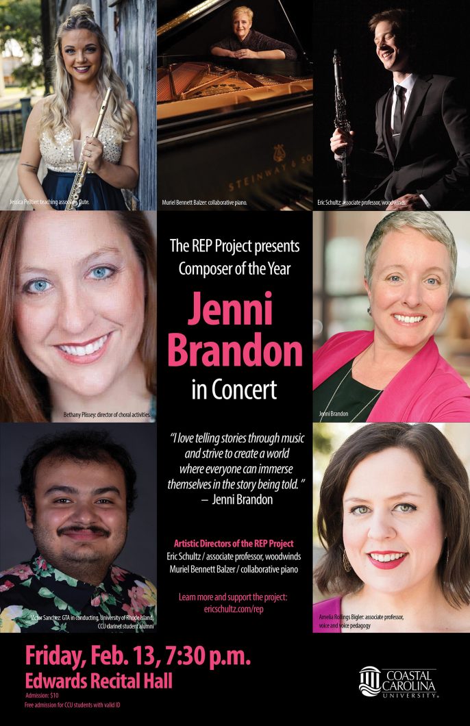 Jenni Brandon: 2026 Composer of the Year at Coastal Carolina University