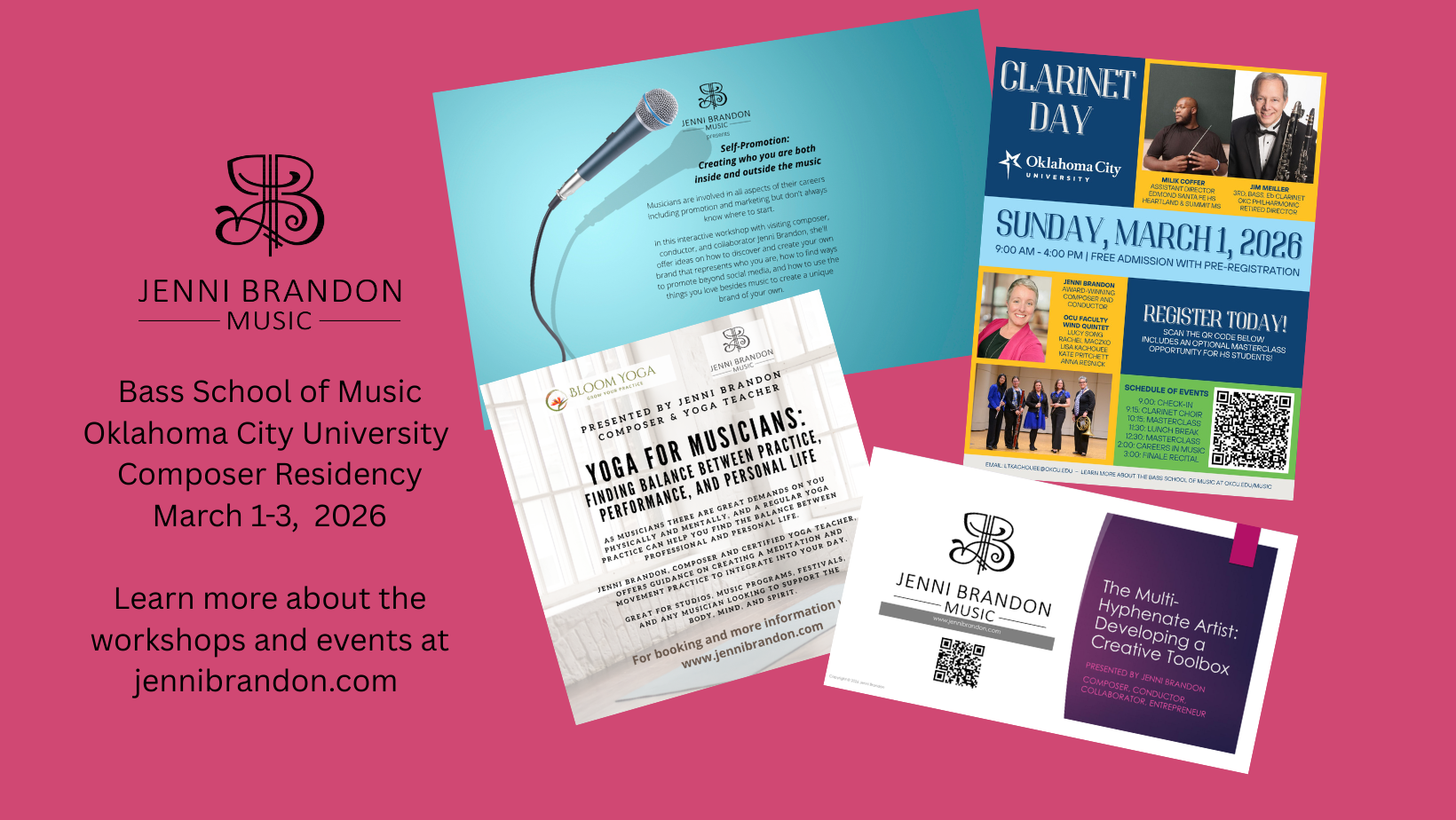 Composer Residency at Oklahoma City University March 1-3